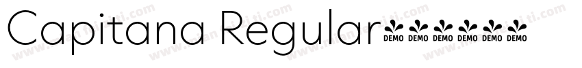 Capitana Regular字体转换